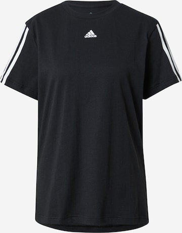 ADIDAS SPORTSWEAR - Camisa funcionais em preto: frente
