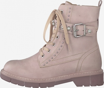 MARCO TOZZI Lace-Up Ankle Boots in Pink