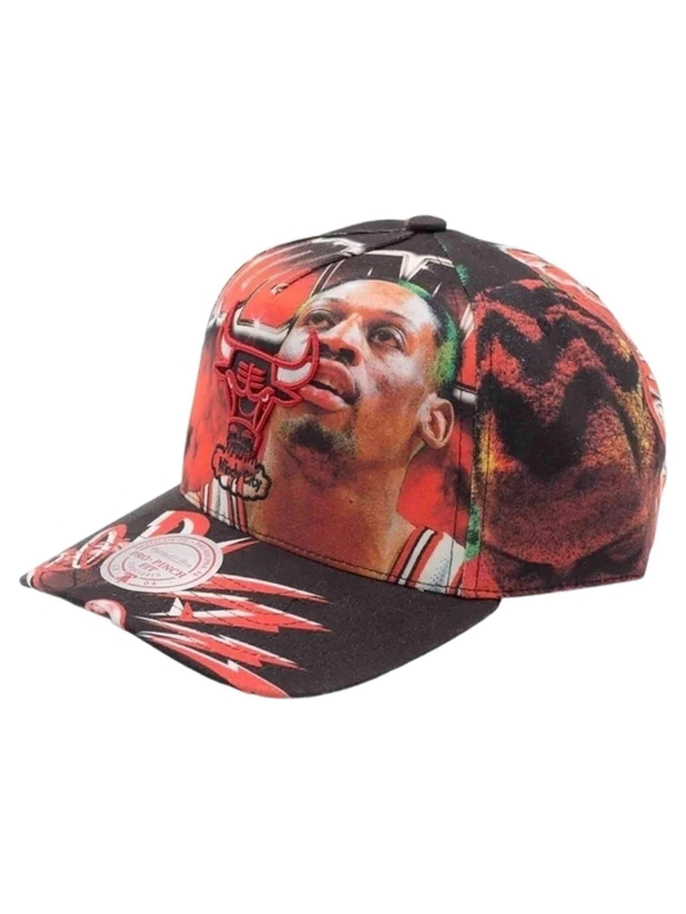 Mitchell & Ness - Gorra 'Gorra mitchell & ness bulls denis rodman hwc my tee pro snapback' en Mezcla de colores