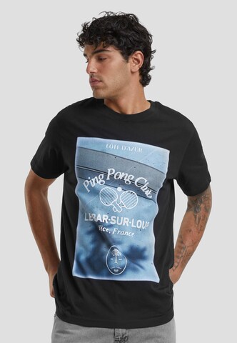 T-Shirt 'Ping Pong' Mister Tee en noir : devant