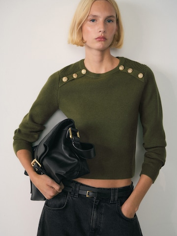 Pull-over 'Arturo' MANGO en vert : devant
