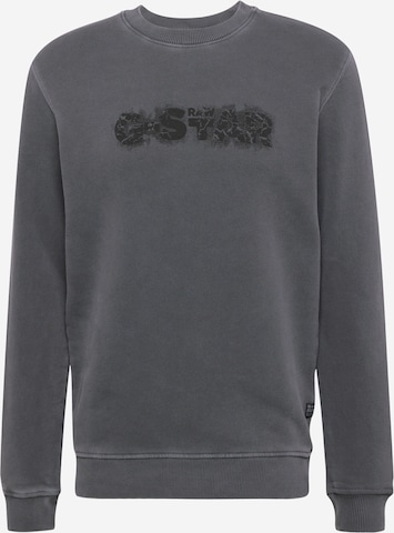 G-Star RAW Sweatshirt in Grijs: voorkant