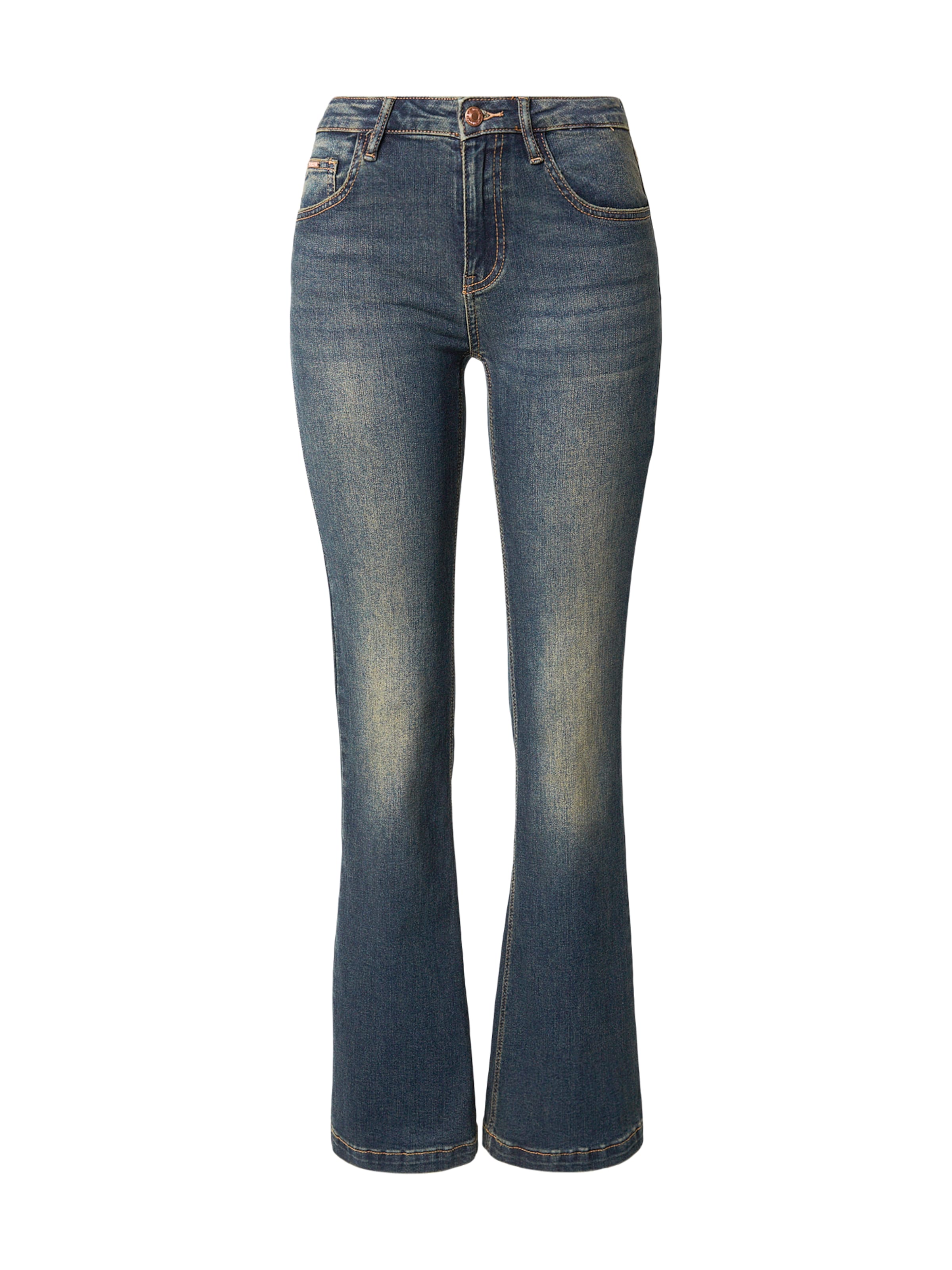 zils Tally Weijl Paplatināti gali Džinsi: no priekšpuses