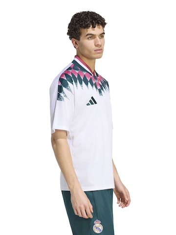 ADIDAS PERFORMANCE Functioneel shirt 'REAL' in Wit: voorkant