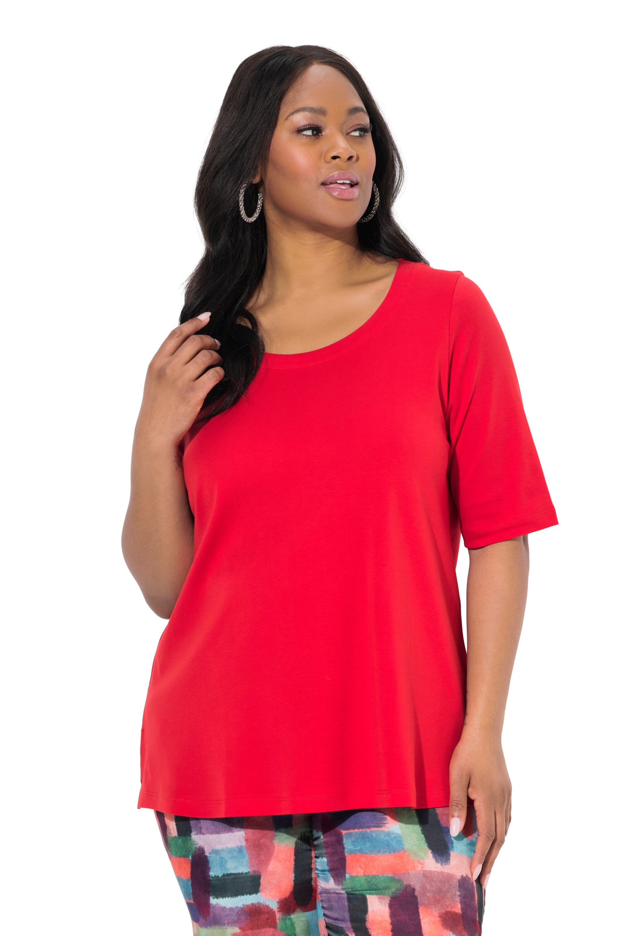 Ulla Popken Shirt in Red: front