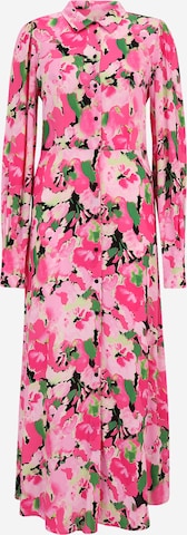 Robe-chemise 'VIOLO' YAS Tall en rose : devant