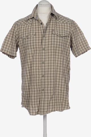 BLEND Button Up Shirt in L in Beige: front
