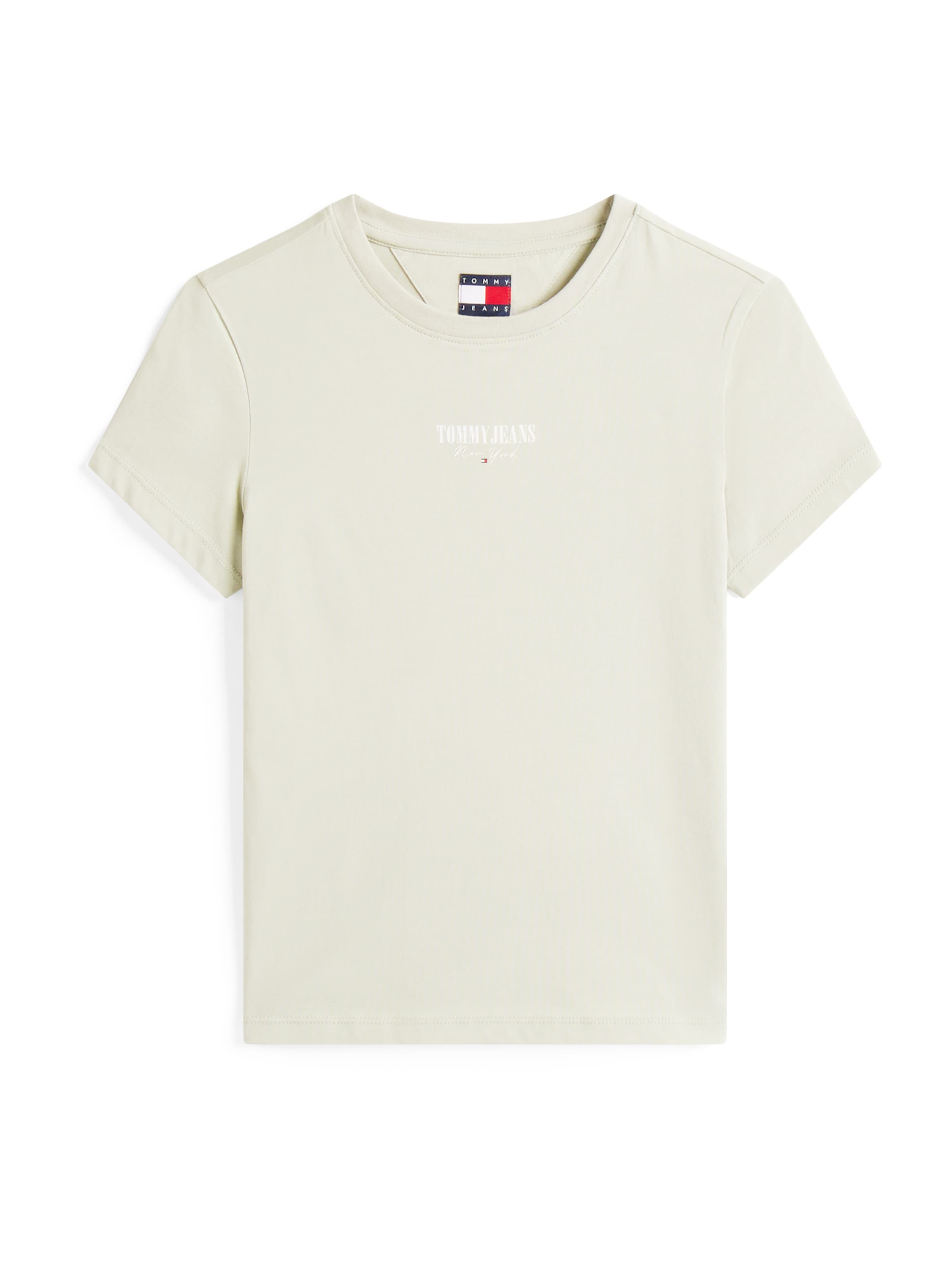 Tommy Jeans Shirt 'ESSENTIAL' in Green: front