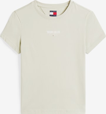 Tommy Jeans T-shirt 'ESSENTIAL' i grön: framsida