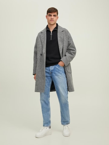 JACK & JONES Between-Seasons Coat 'Slope' in Grey