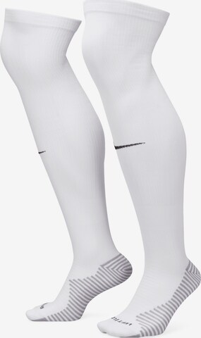 NIKE Soccer Socks in White: front