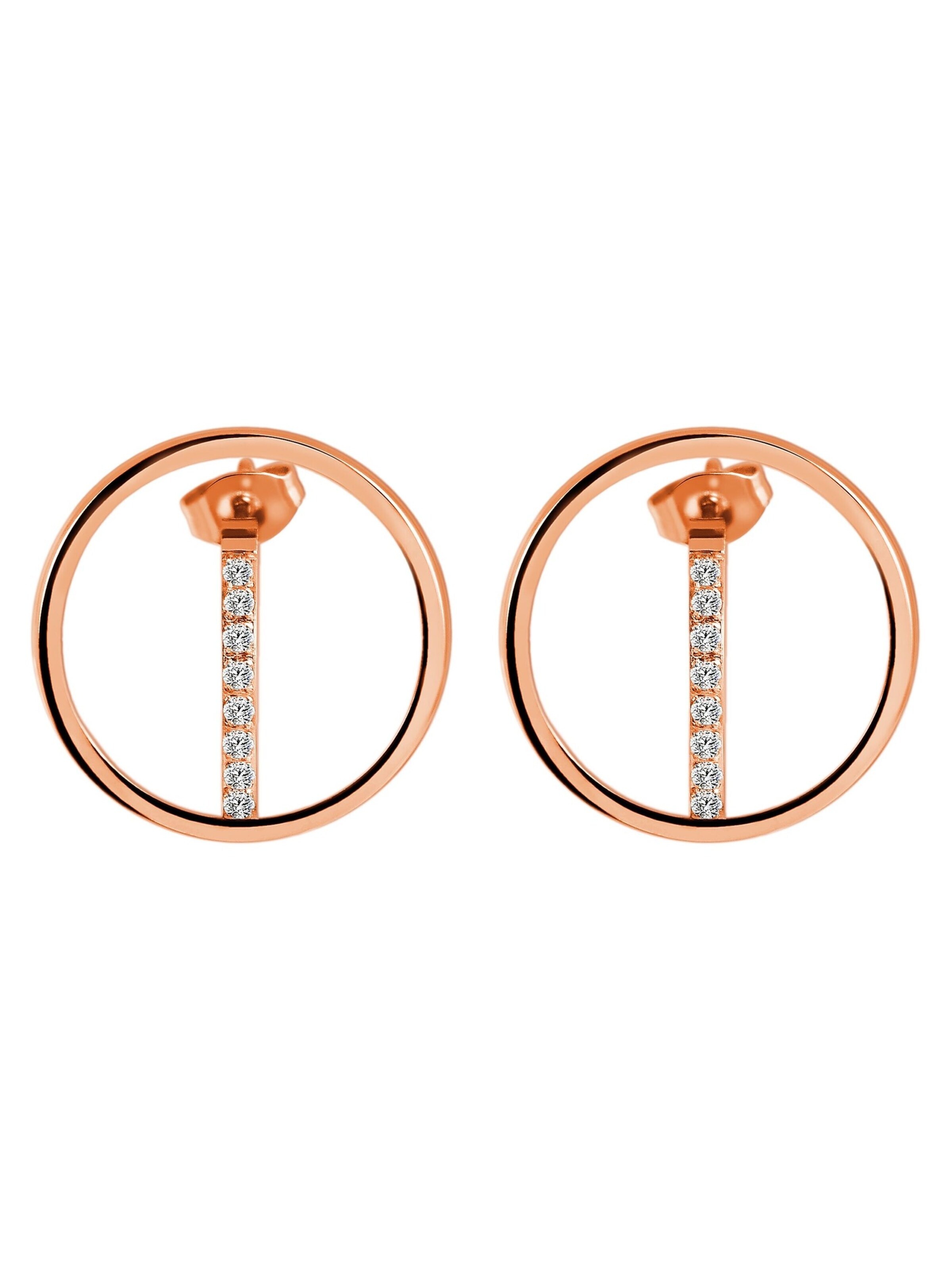 Akzent Earrings 'Melinda, langlebig' in Gold: front