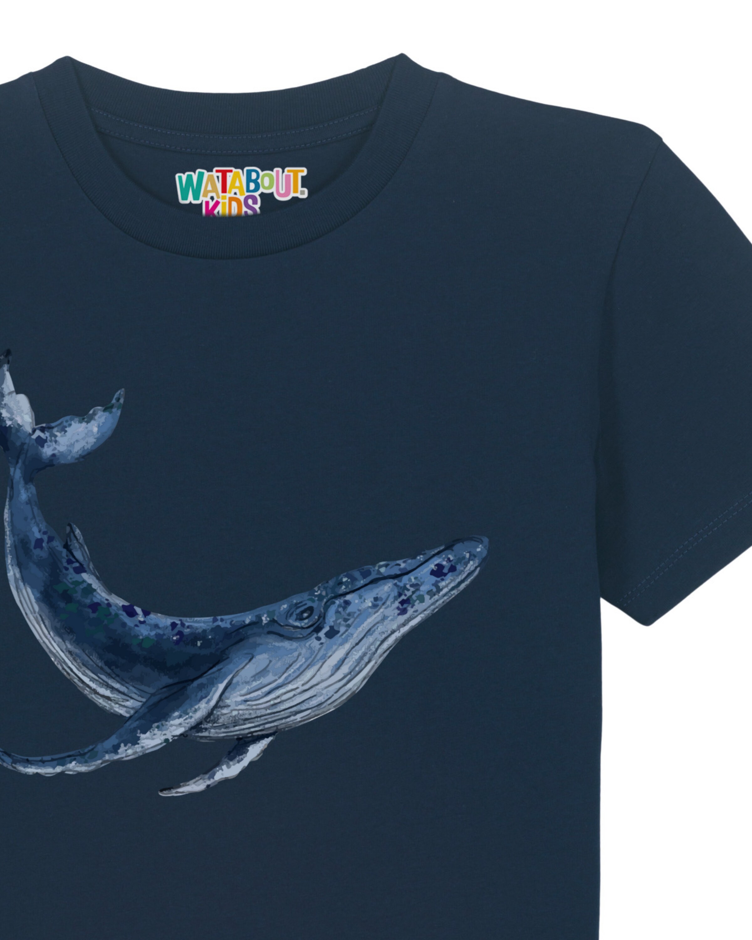 watabout.kids Shirt 'Wal' in Blue