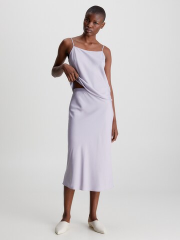 Calvin Klein Normalny krój Spódnica w kolorze fioletowy
