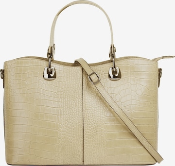 Cluty Handbag in Beige: front