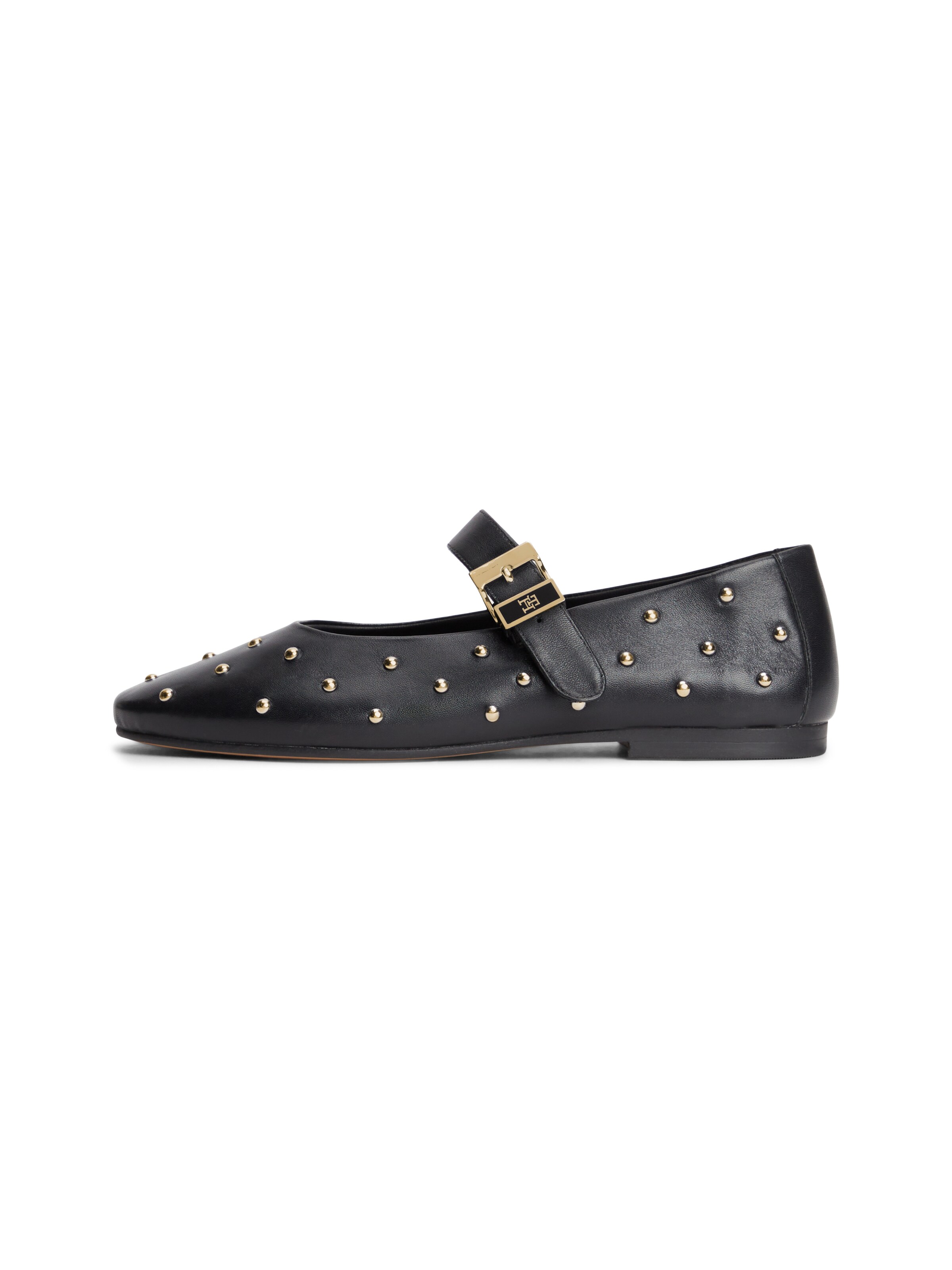 Ballerines à lanières TOMMY HILFIGER en noir : devant
