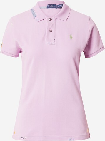 Polo Ralph Lauren Тениска в лилав: отпред