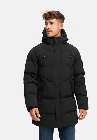 INDICODE JEANS Winter coat 'INBoulton' in Black: front
