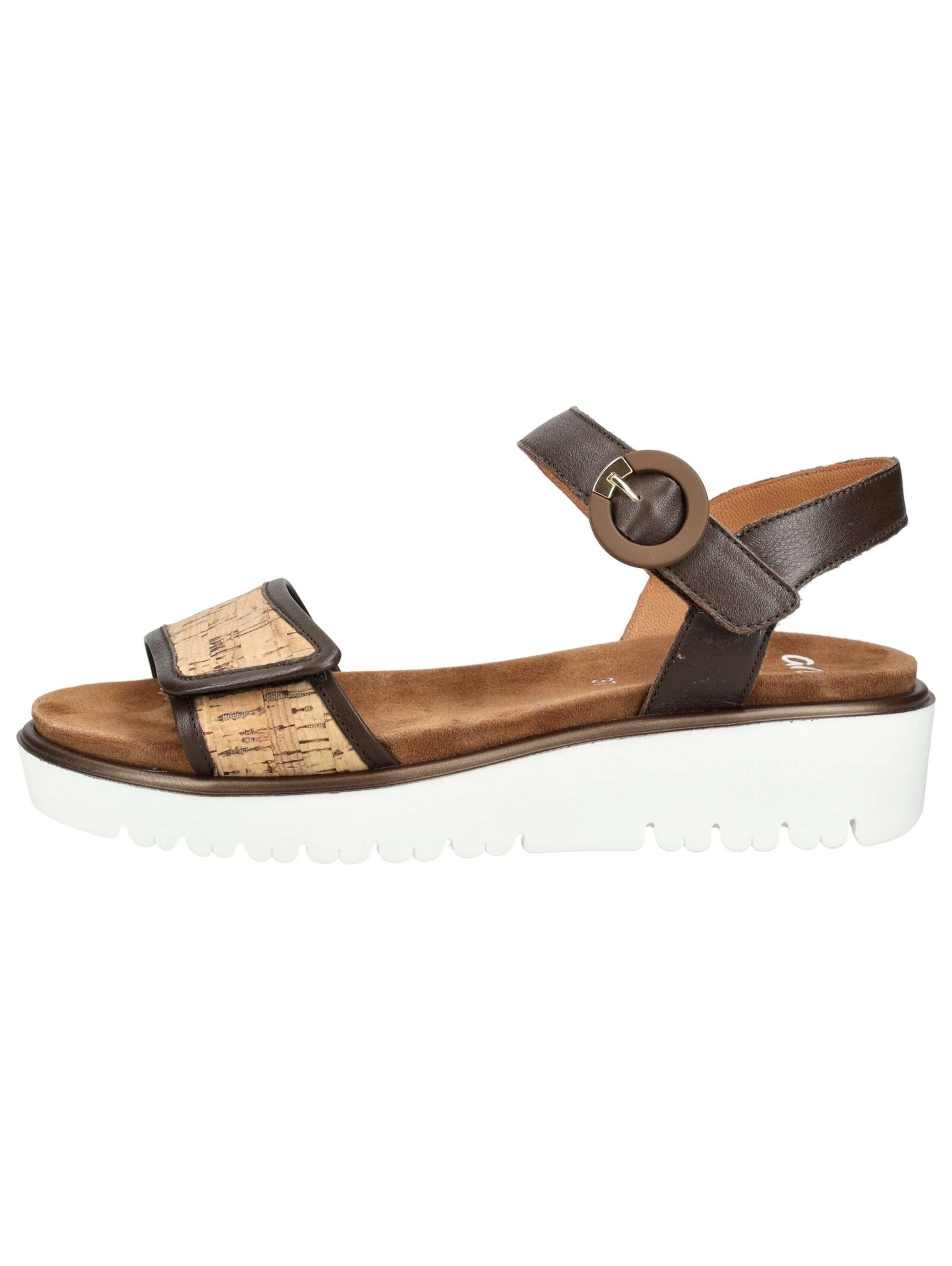 ARA Strap sandal in Brown: front