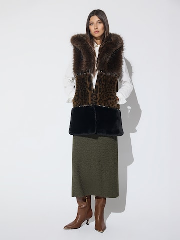 Cardigan Lola Casademunt en marron : devant
