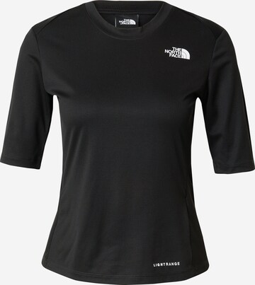 THE NORTH FACETehnička sportska majica 'AIRLIGHT' - crna boja: prednji dio
