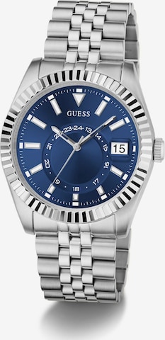 GUESS Analogt ur 'JADEN' i sølv: forside
