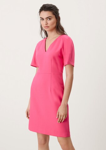 Robe fourreau s.Oliver BLACK LABEL en rose : devant