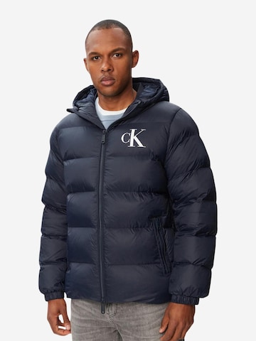 Calvin Klein Jeans - Abrigo de invierno en azul: frente
