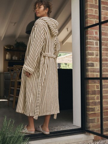 Peignoir long self. en beige