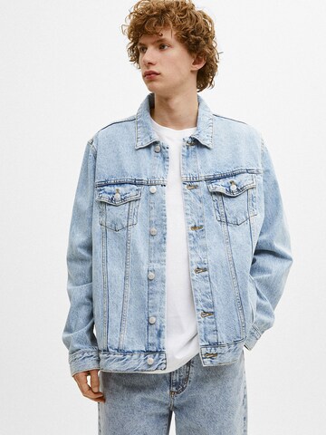 Pull&Bear Between-Season Jacket in Blue: front