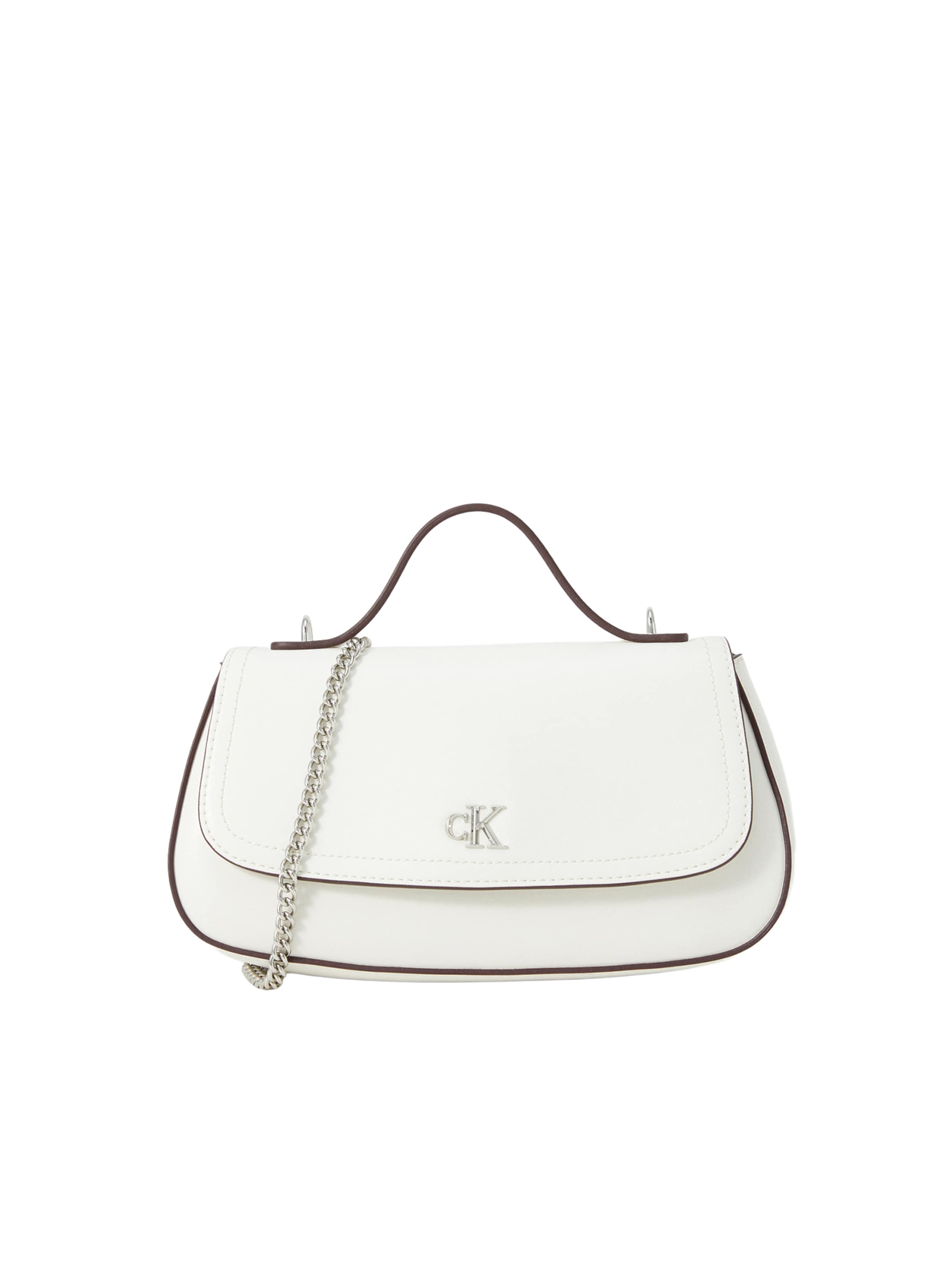 Calvin Klein - Malas de tiracolo em branco: frente
