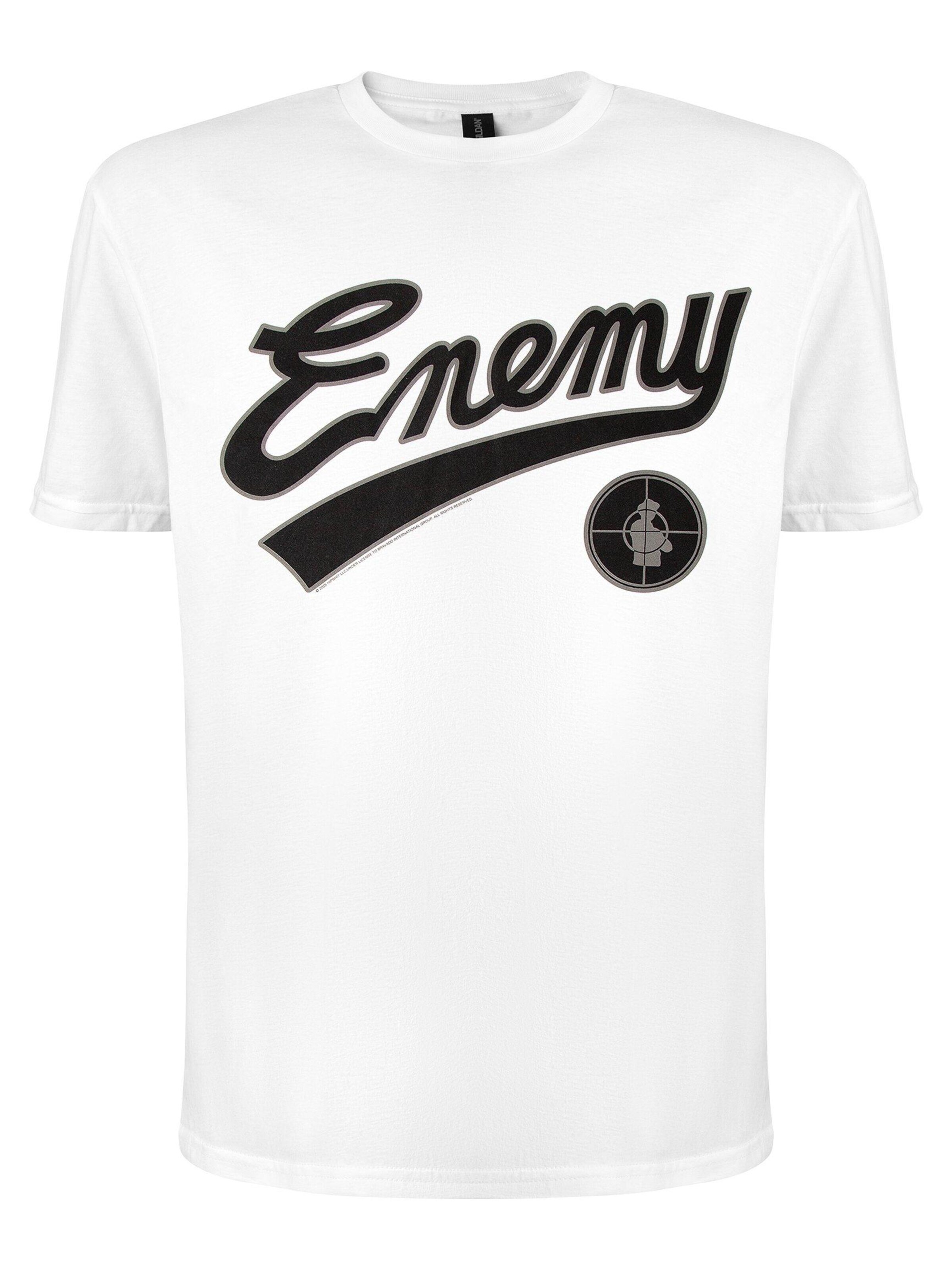 Public Enemy Shirt 'Public Enemy Enemy T-Shirt'‌‌‌‌‌‌‌‌ in Weiß: Vorderseite