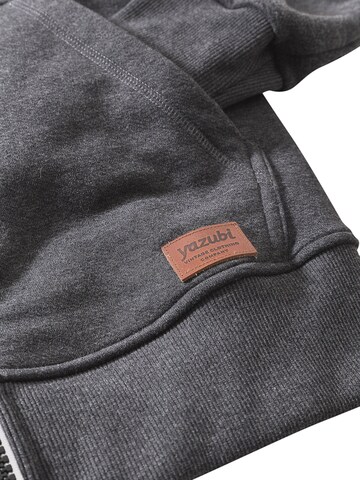 yazubi Zip-Up Hoodie 'Jacob' in Grey