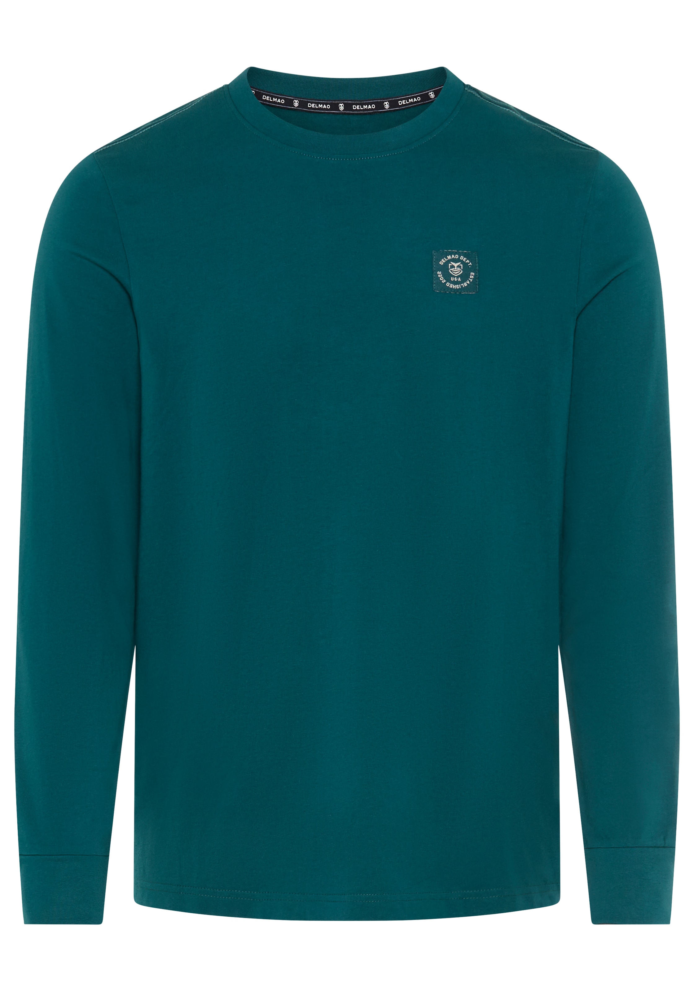 DELMAO Shirt in Grün: Vorderseite