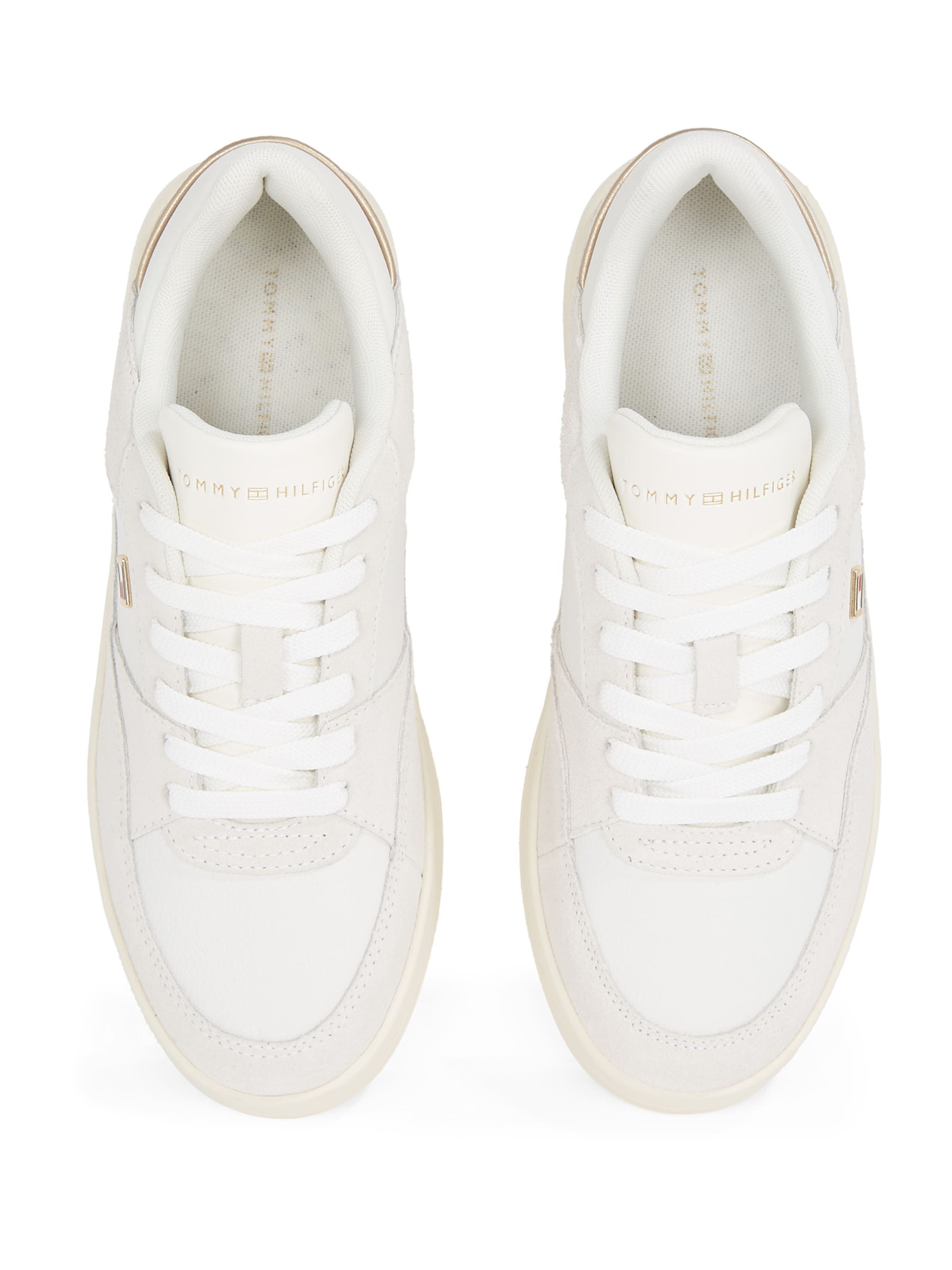 TOMMY HILFIGER Sneaker low 'ESSENTIAL BASKET' i beige