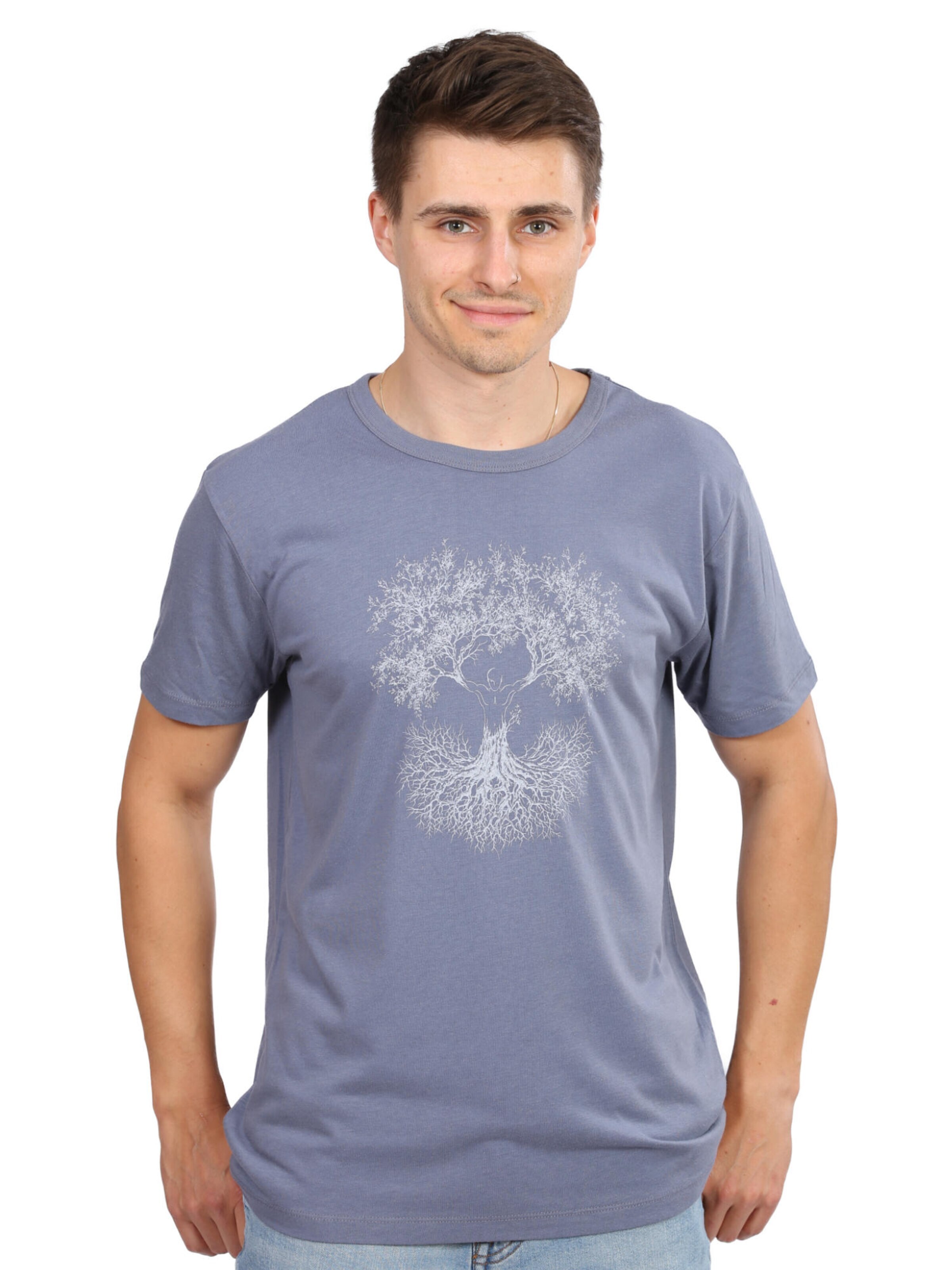 Life-Tree Shirt 'Fairwear Bambus Fusion' in Purple: front