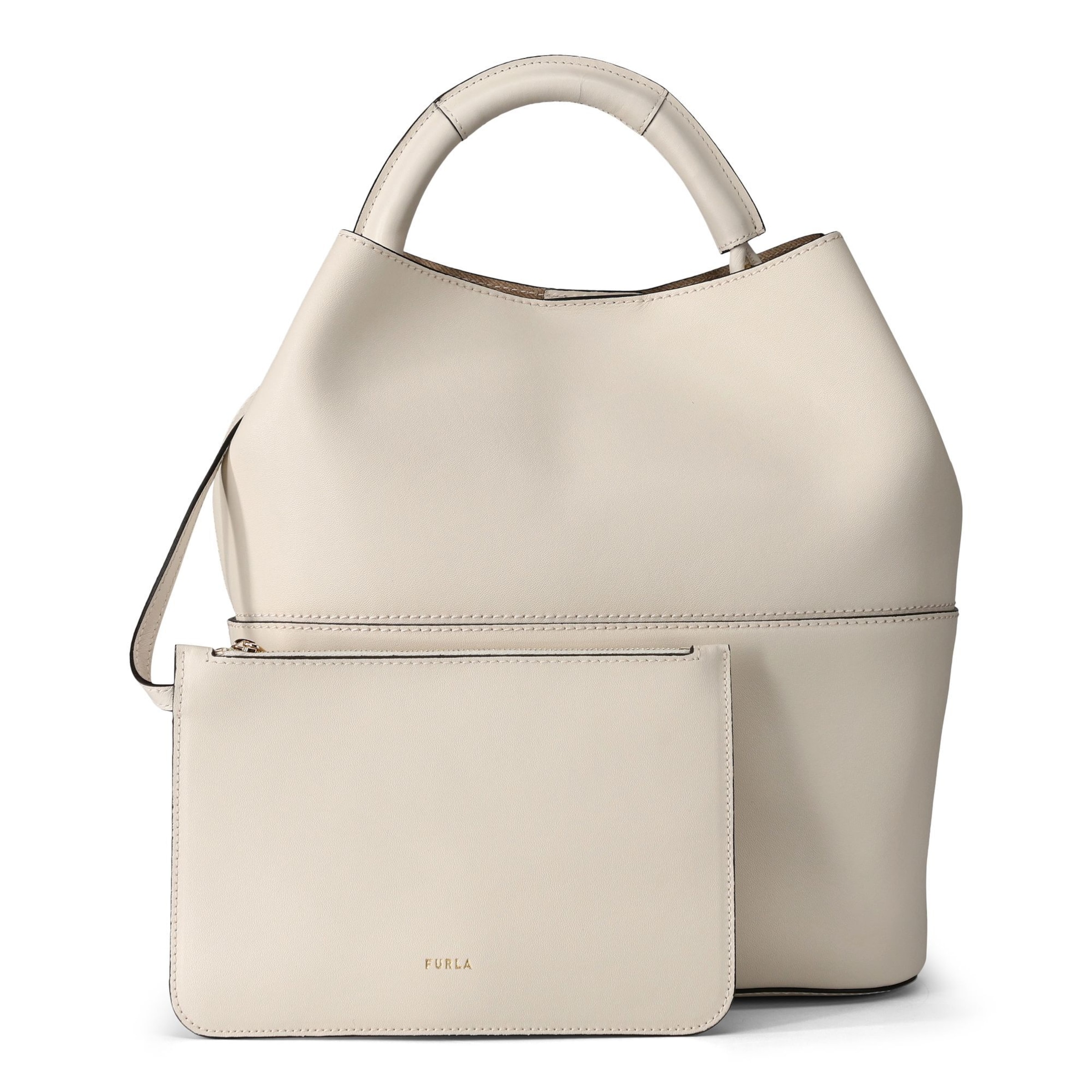 FURLA Shoulder Bag 'Sfera' in Beige