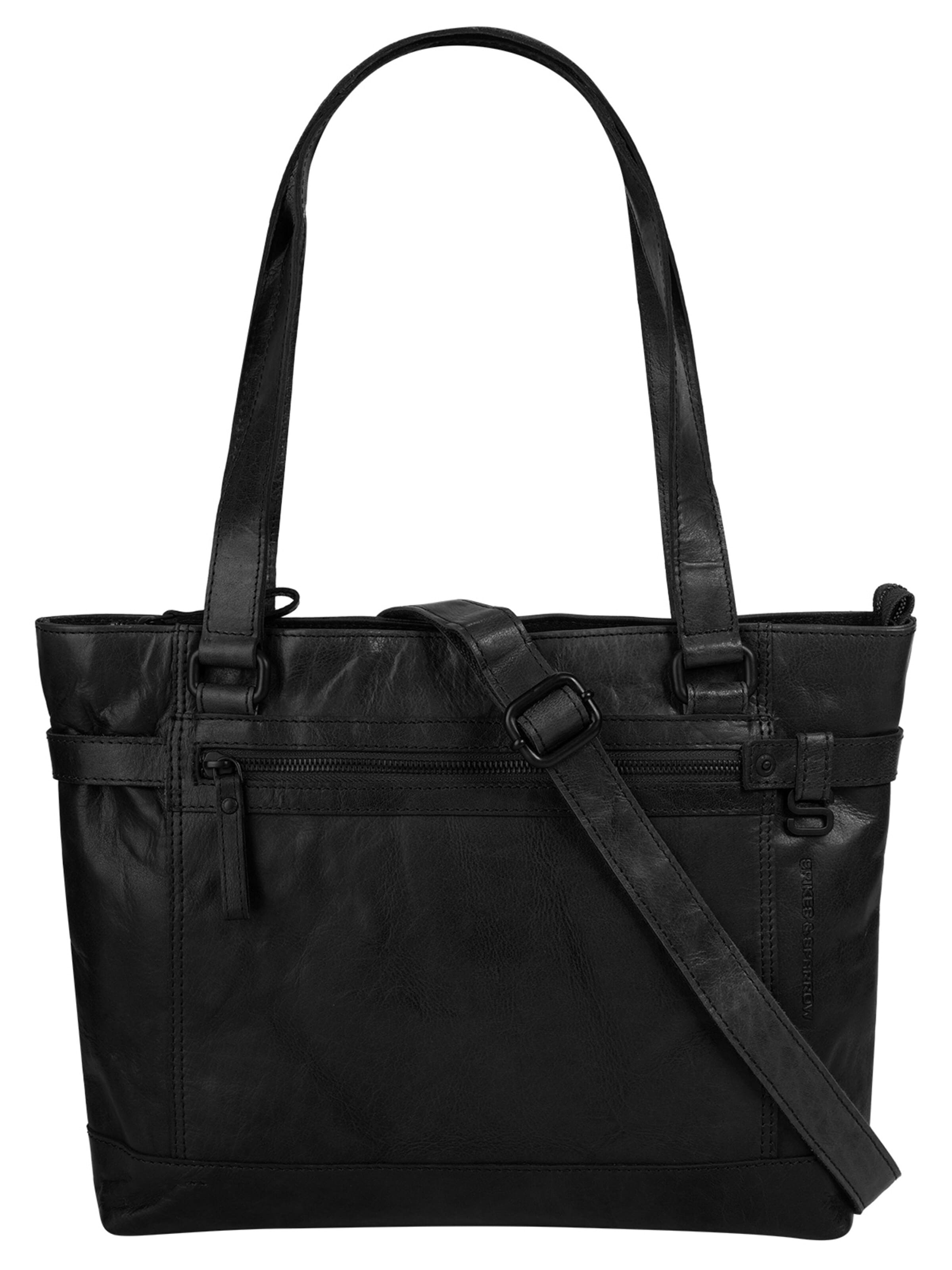 Spikes & Sparrow - Shopper en negro: frente