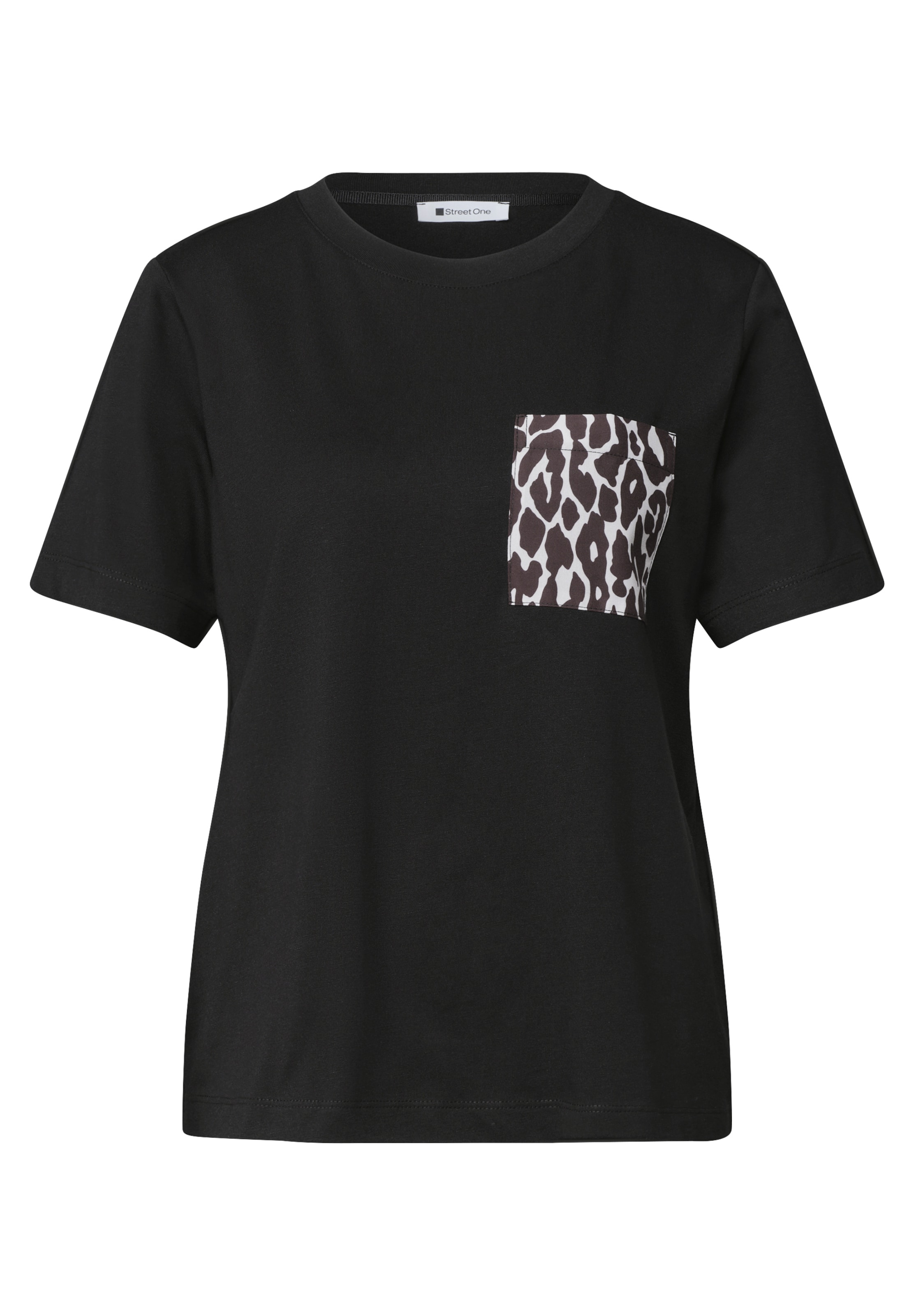 STREET ONE Shirt in Schwarz: Vorderseite