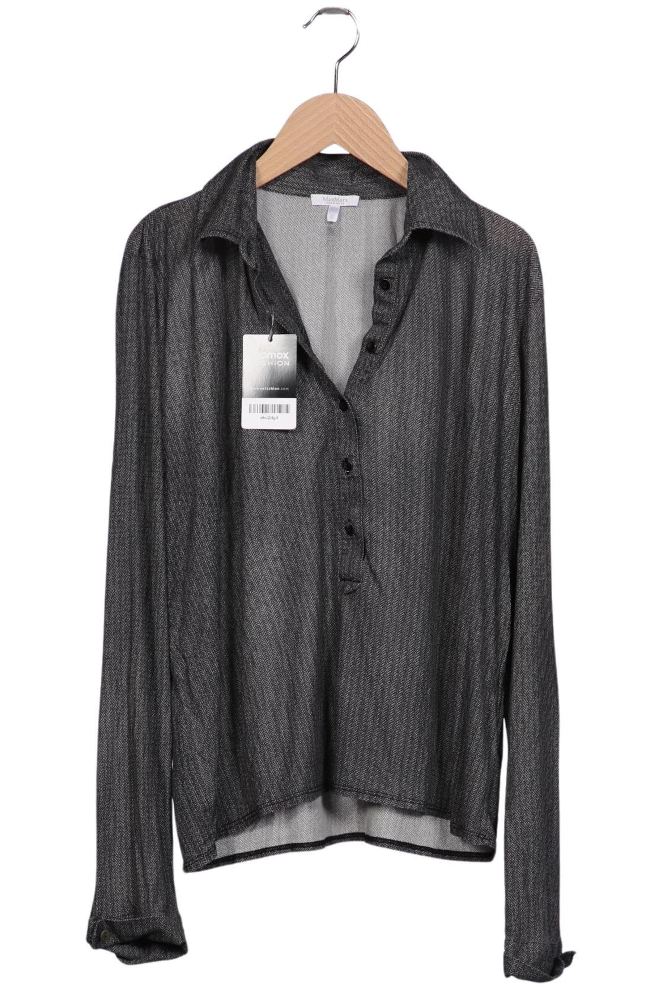 Max Mara Poloshirt L in Grau: Vorderseite