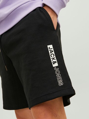 JACK & JONES Regularen Hlače 'Neo' | črna barva