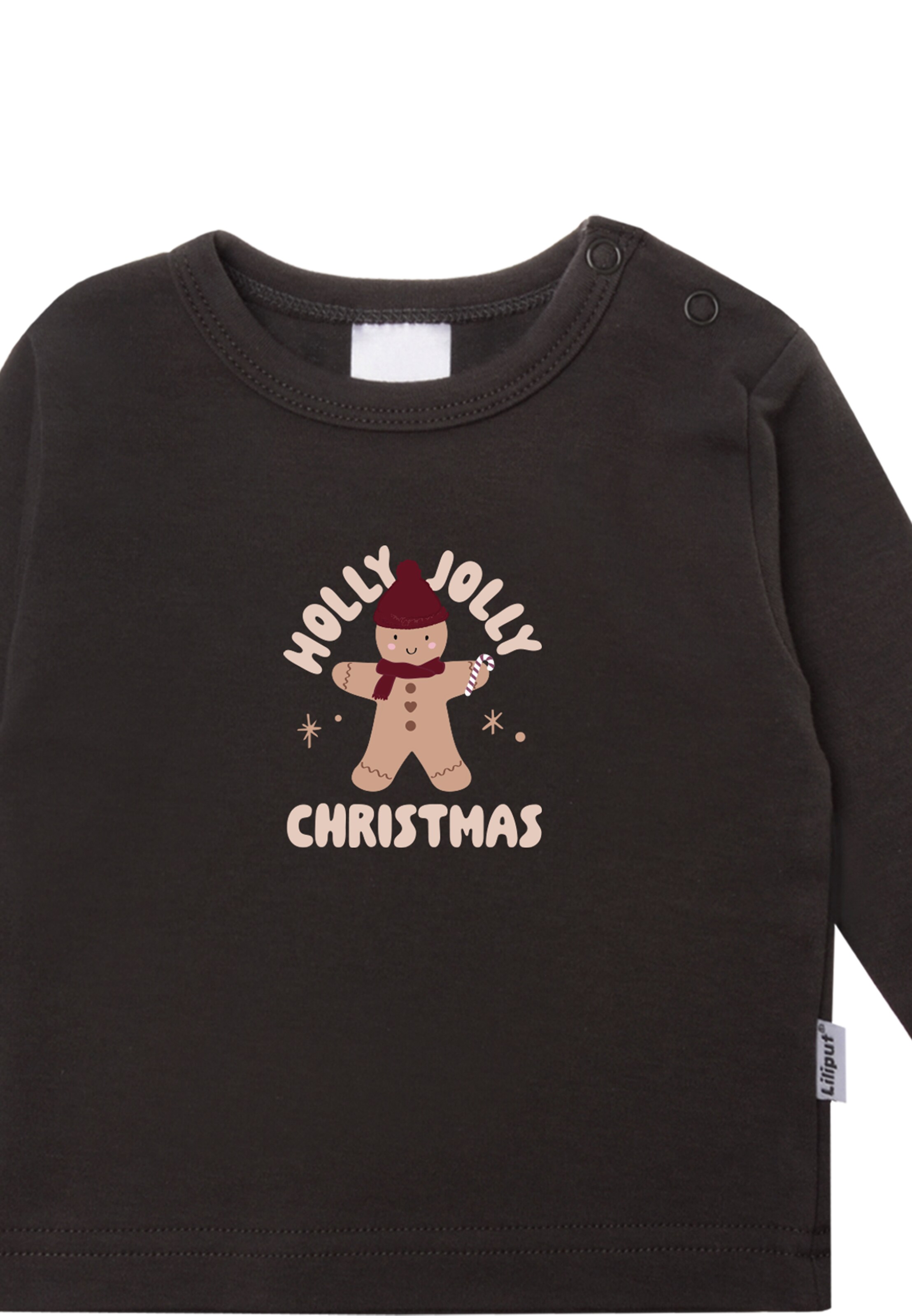 LILIPUT Shirt 'Holly Jolly' in Grey