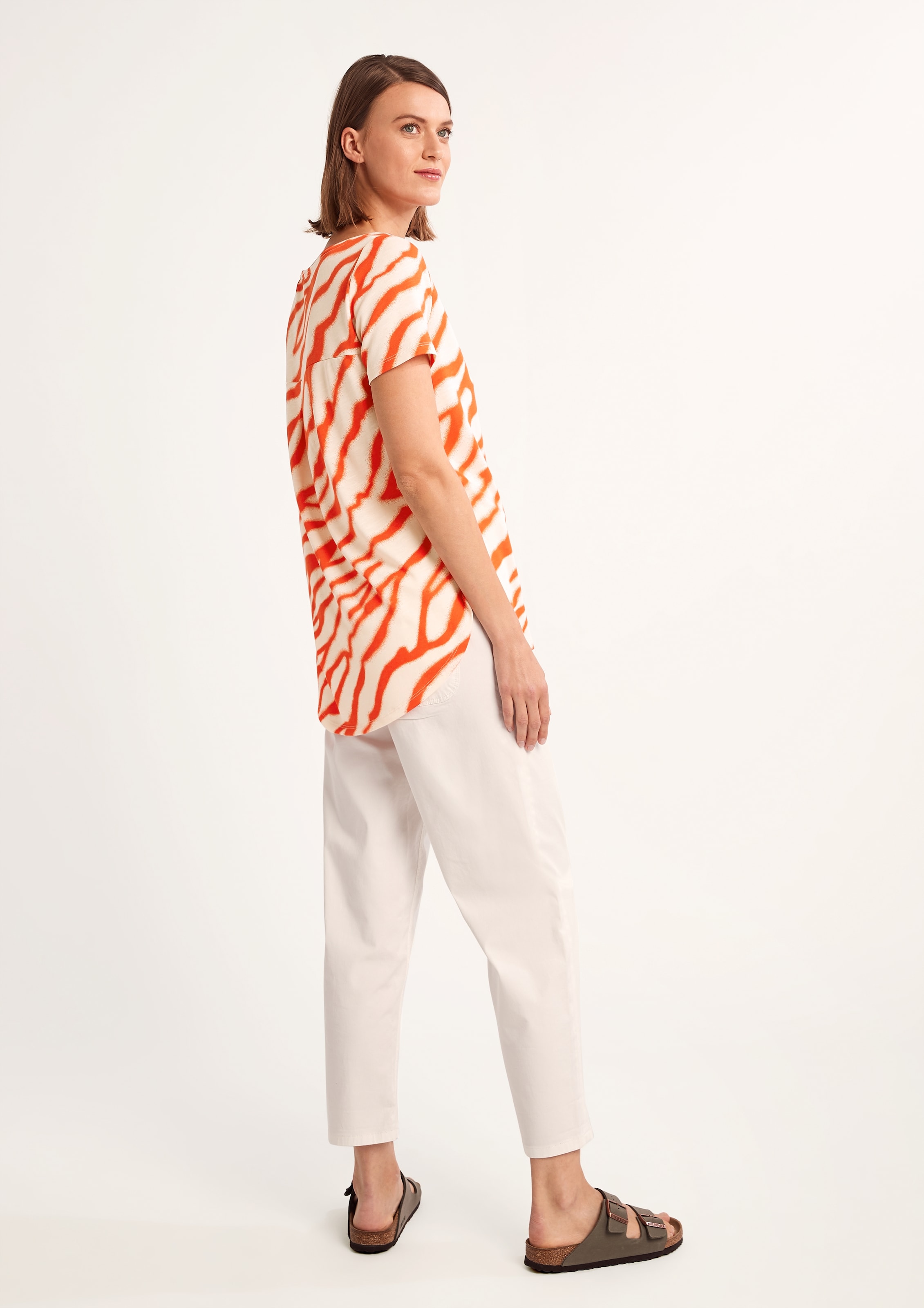 Frauen Shirts & Tops comma casual identity T-Shirt in Orange - HV49493