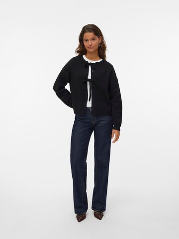 VERO MODA Knit cardigan 'BOOM' in Black