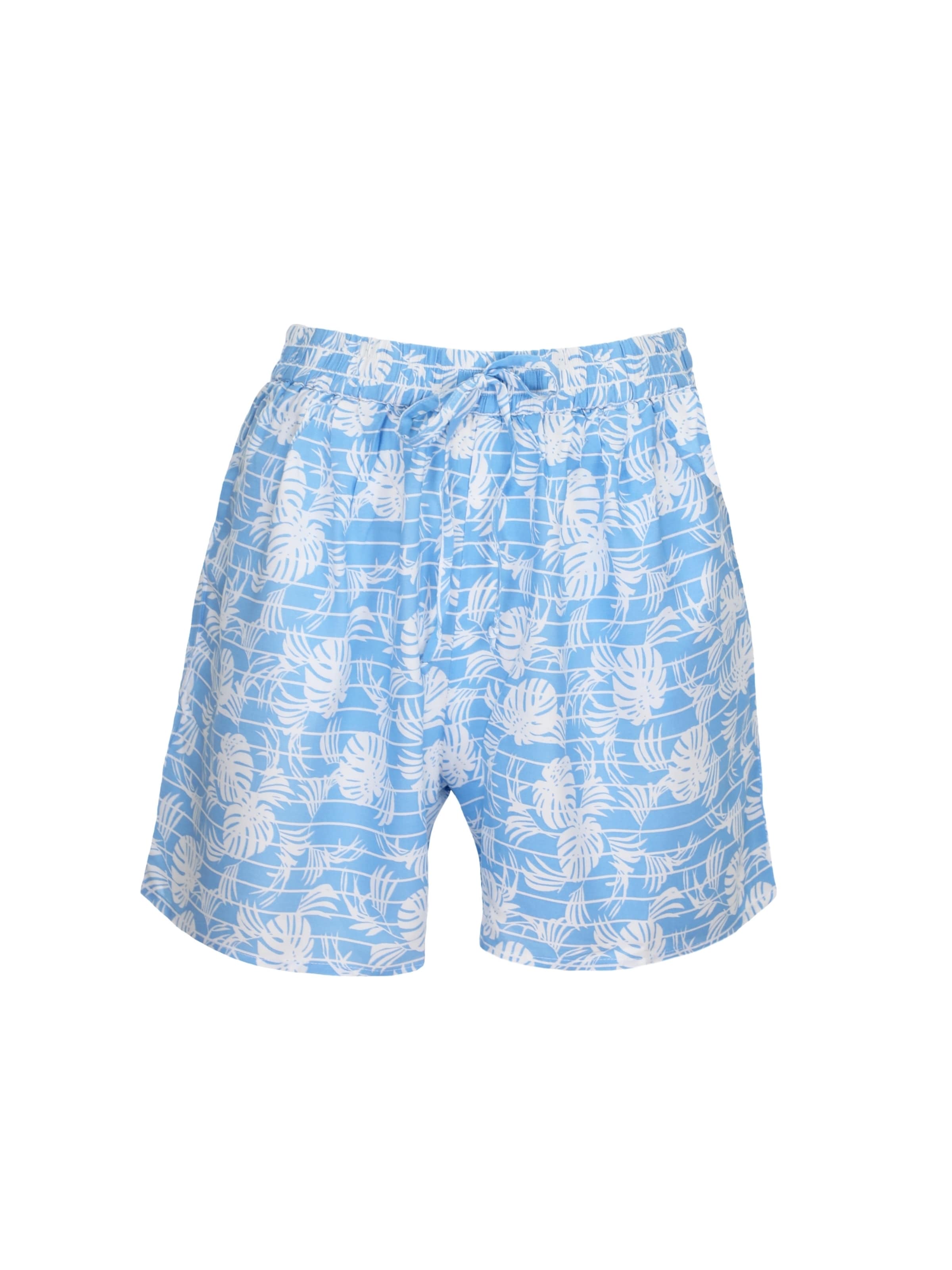 VIVID Štandardný strih Nohavice - Modrá: predná strana