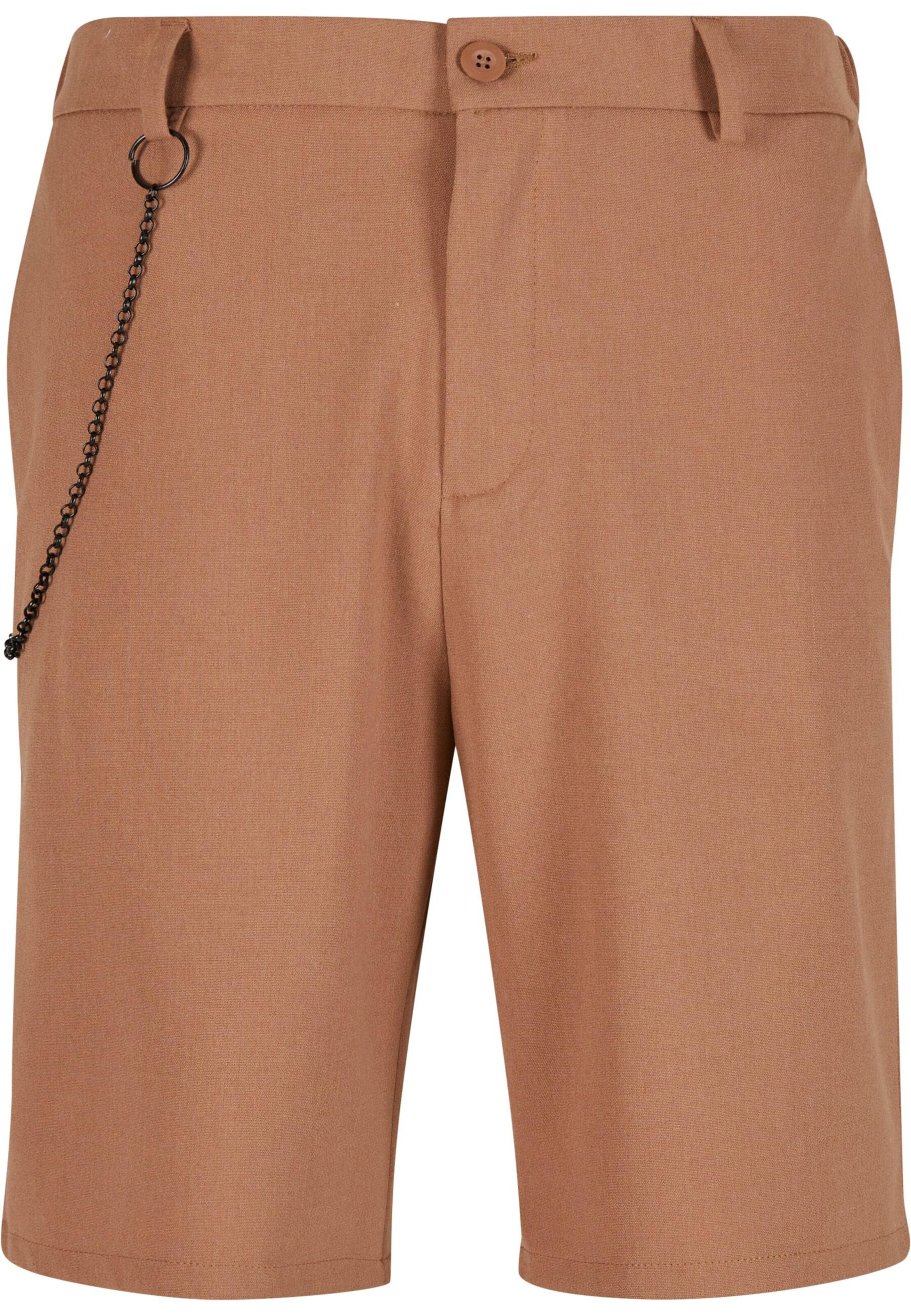 2Y Premium Regular Shorts in Braun: Vorderseite