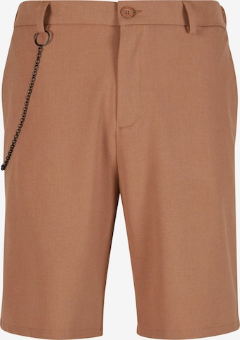 2Y Premium Pants in Brown: front