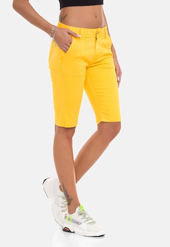 CIPO & BAXX Skinny Pants in Yellow