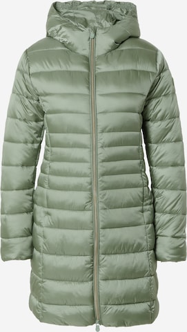 SAVE THE DUCK Between-Seasons Coat 'CAMILLE' in Green: front