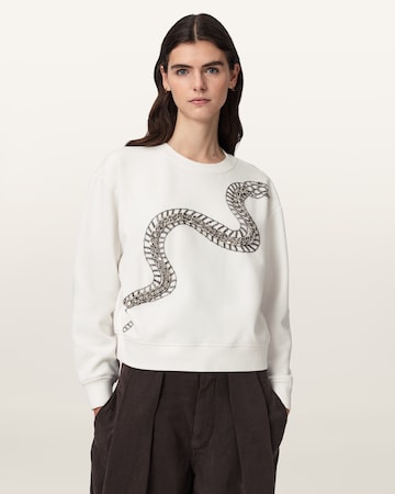 AllSaints Свитшот 'Jada Pippa' в Белый: спереди